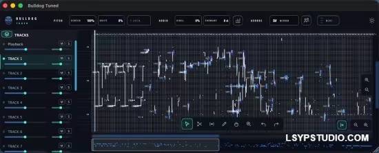 AI 人声调音与音高修正插件Bulldog Tuned v1.1.2 MacOS-乐声音频-资源网