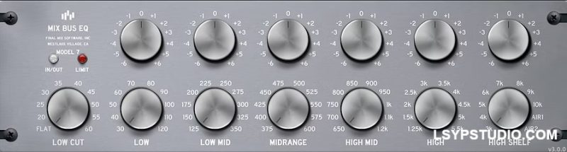 混音总线均衡器专为您的主推子而设计Final Mix Software MIX BUS EQ III RETAiL [WiN]（MAC）-乐声音频-资源网
