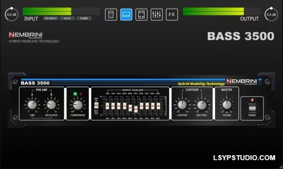 传奇硬件贝斯音箱Nembrini Audio NA Bass 3500 v1.0.0 WIN-乐声音频-资源网