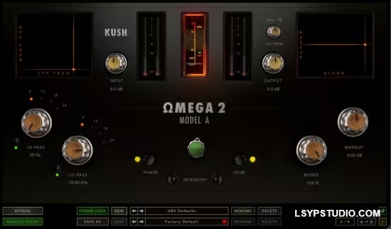 谐波饱和度插件Kush Audio Omega 2 A v1.0.0 WIN-乐声音频-资源网