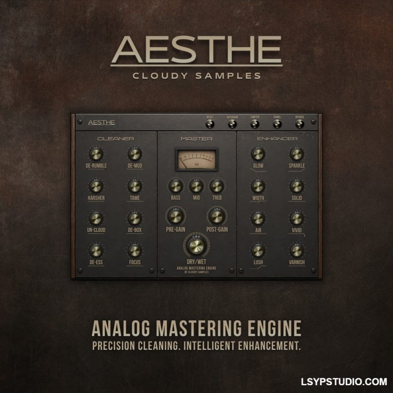 模拟母带处理引擎Cloudy Samples Aesthe RETAiL [WiN, MacOSX]-乐声音频-资源网