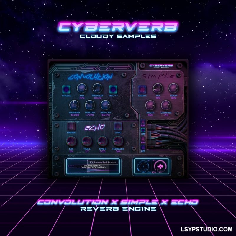 高级混响处理工作站Cloudy Samples Cyberverb RETAiL [WiN, MacOSX]-乐声音频-资源网