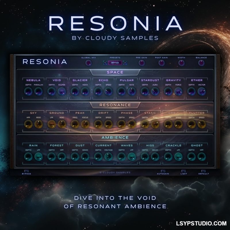 沉浸于共鸣氛围的虚空之中Cloudy Samples Resonia RETAiL [WiN, MacOSX]-乐声音频-资源网