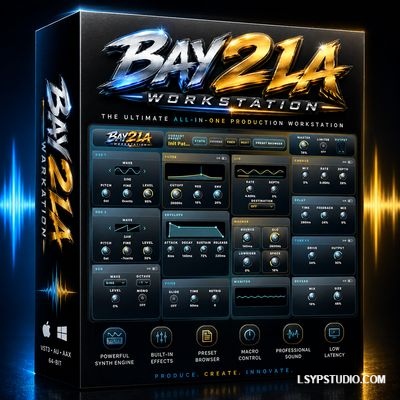 专为嘻哈、R&B 和湾区音乐制作打造的高级西海岸合成器 VST 插件Diamond Loopz Bay2LA Workstation RETAiL [WiN, MacOSX]-乐声音频-资源网