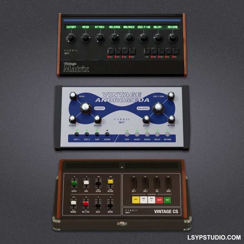 从电影般的合成器音色和不断演变的纹理AIR Music Technology Fabric Vintage Synths Vol.2 v1.0.0 [WiN]-乐声音频-资源网