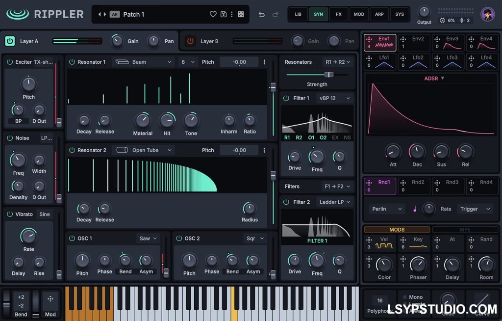 模态合成器reFX Rippler v1.0.41 [WiN, MacOSX]-乐声音频-资源网