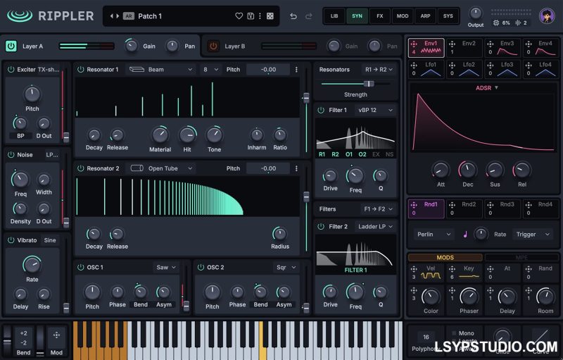 模态合成器reFX Rippler v1.0.41 [WiN, MacOSX]-乐声音频-资源网