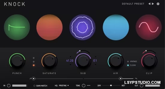 鼓组混音的终极插件Knock Audio KNOCK v1.2.5-乐声音频-资源网