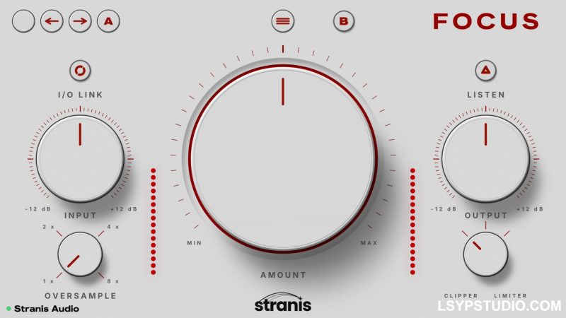 响度和清晰度插件Stranis Audio Focus v1.0.0 [WiN]-乐声音频-资源网