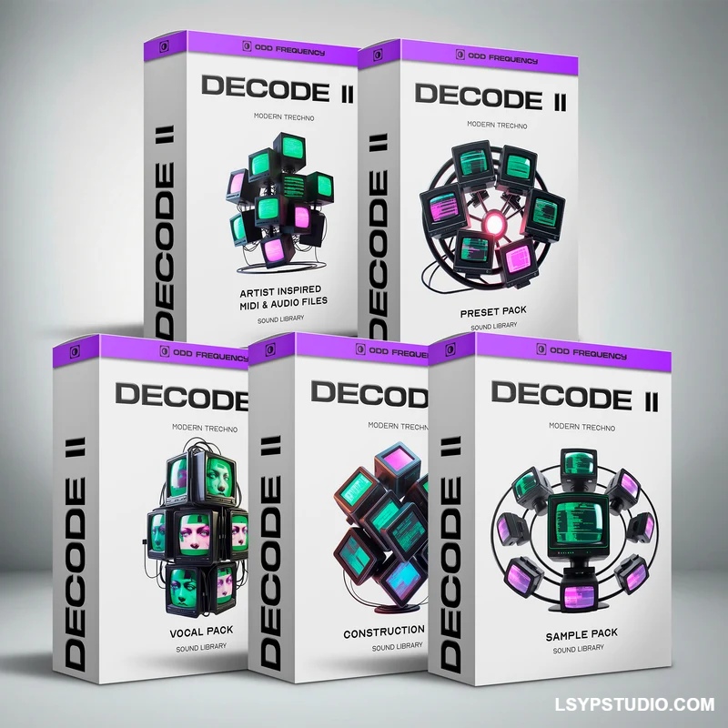 电音大厂、轰炸俱乐部主舞台的 Peak-time 终极武器Odd Frequency Decode 2 Full Bundle WAV MiDi XFER RECORDS SERUM 2-FANTASTiC-乐声音频-资源网
