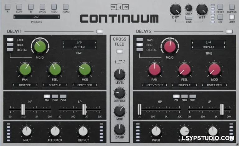 延迟插件United Plugins (JMG Sound) – Continuum v1.0.0 for WiN-乐声音频-资源网