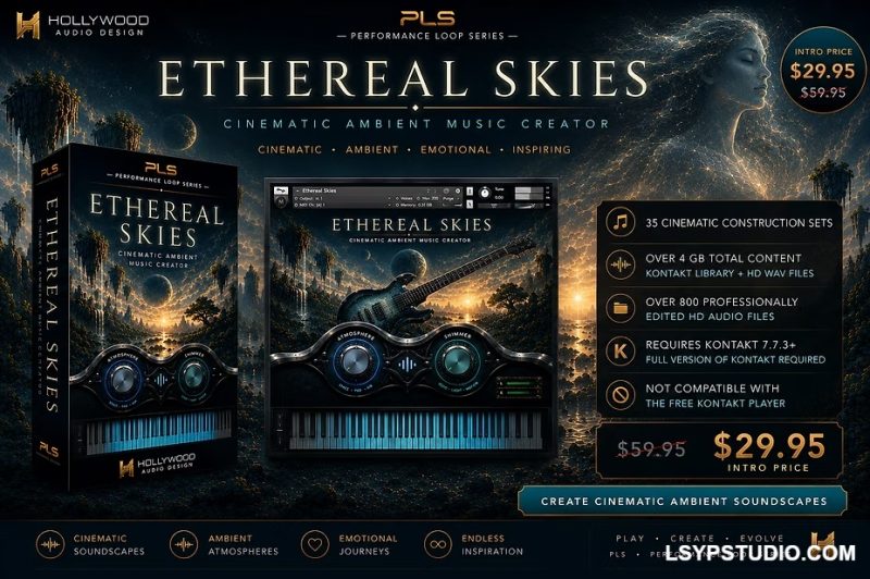 Hollywood Audio Design ETHEREAL SKIES KONTAKT WAV-乐声音频-资源网