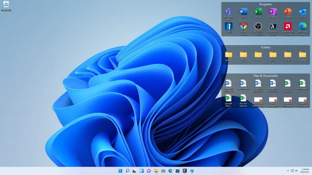 组织桌面上的图标Stardock Fences 6.52 x64 Multilingual-乐声音频-资源网
