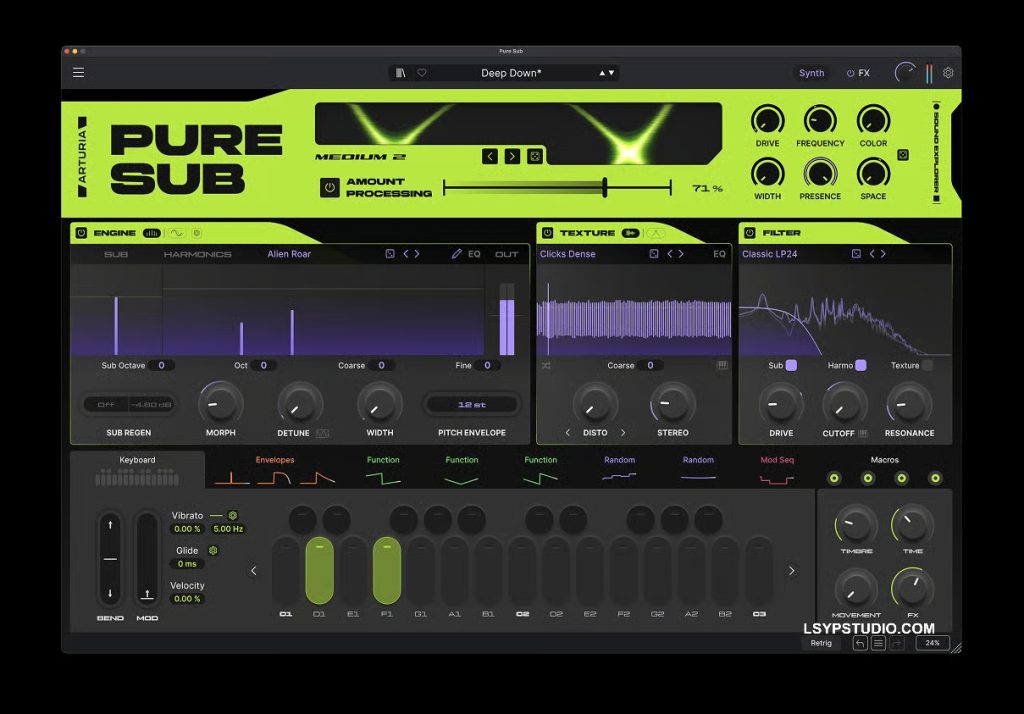 贝斯合成器Arturia Pure SUB v1.0.0 [WiN]-乐声音频-资源网