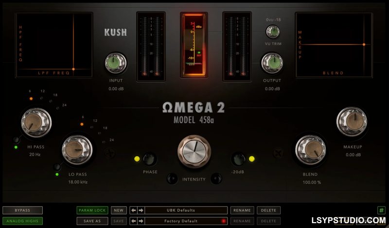 老式Altec前置放大器的精髓Kush Audio Omega 2 458A v1.0.0 [WiN]-乐声音频-资源网