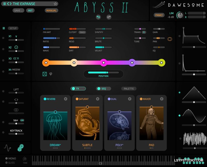 可视化合成器Dawesome Abyss2 v2.02 [WiN]-乐声音频-资源网