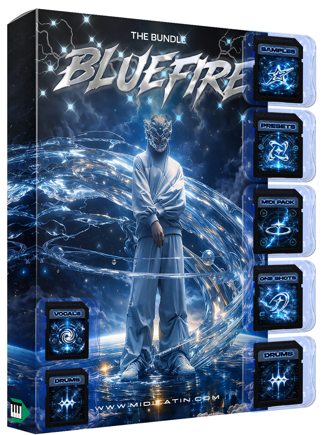 新一代都市音乐制作人 Bluefire 的个性、愿景和风格Midilatino The BlueFire Bundle MULTiFORMAT-FANTASTiC-乐声音频-资源网
