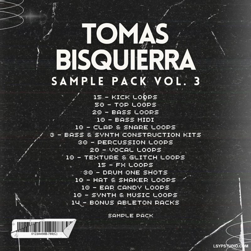 Tomas Bisquierra Sample Pack Vol.3 WAV MiDi ADG-FANTASTiC-乐声音频-资源网