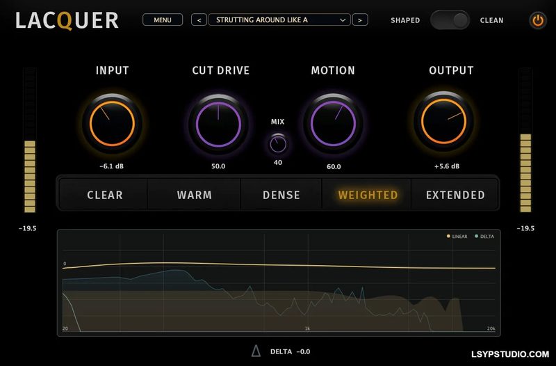 受黑胶唱片启发的饱和度和音色塑造Insert Audio Lacquer v0.1.5 [WiN]-乐声音频-资源网