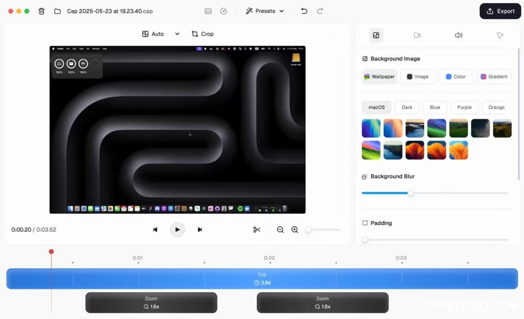 图片[1]-开箱即用的屏幕录制工具Cap 0.5.9 macOS-乐声音频-资源网