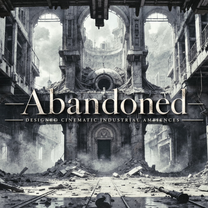 电影级工业氛围音效库Audio Voltage Abandoned WAV MP3 AAC-FANTASTiC-乐声音频-资源网
