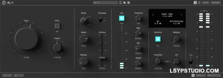 顶级限幅器Naturl Audio – AL-1 v1.1.2 for WiN-乐声音频-资源网