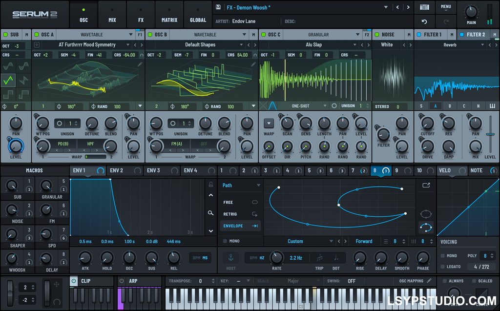 图片[1]-高级混合合成器Xfer Records Serum v2.1.5 update [MacOSX]-乐声音频-资源网