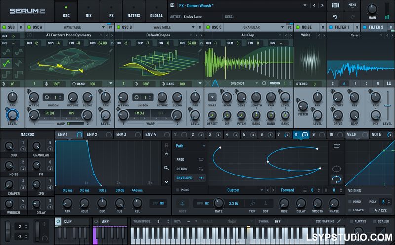高级混合合成器Xfer Records Serum v2.1.5 update [MacOSX]-乐声音频-资源网