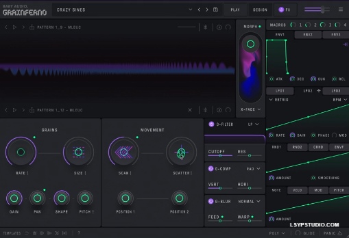 重新定义颗粒合成BABY Audio Grainferno v1.2.0 [WiN]-乐声音频-资源网