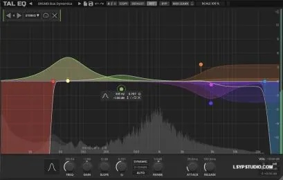 全面的图形均衡器Togu Audio Line – TAL-EQ v1.3.2 for WiN-乐声音频-资源网