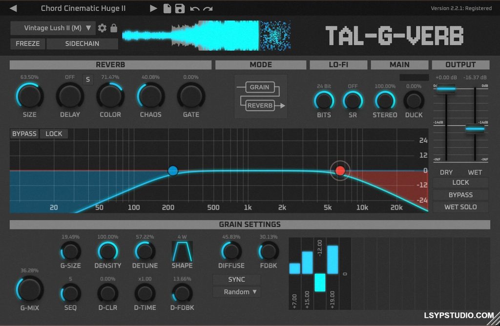 图片[1]-高品质人工混响音效的音乐效果器Togu Audio Line TAL-G-Verb v2.2.4 [WiN]-乐声音频-资源网