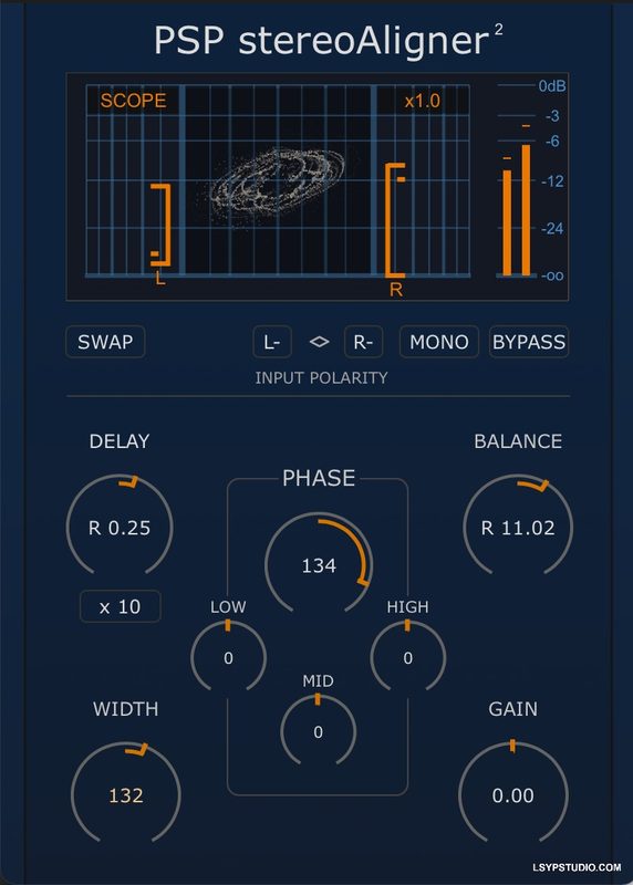 完美相位，完美时序，完美立体声PSPaudioware PSP stereoAligner2 v2.0.1 [WiN]-乐声音频-资源网