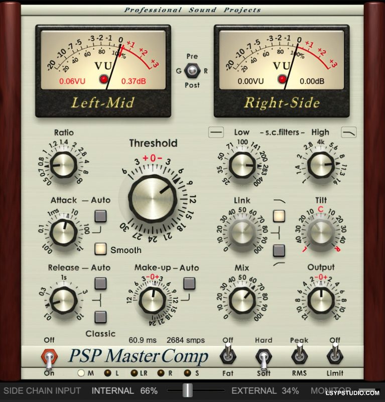 高保真立体声动态处理器PSPaudioware PSP MasterComp v1.11.0 [WiN]-乐声音频-资源网