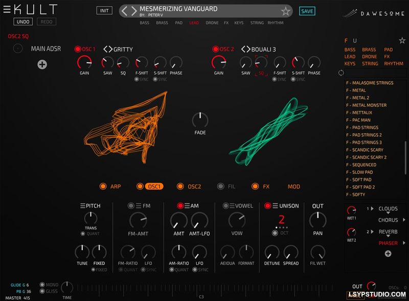 合成领域的惊艳突破Dawesome Kult v1.26 [WiN]-乐声音频-资源网