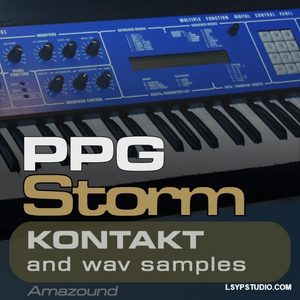 图片[1]-复古波表合成器 Amazound PPG Storm KONTAKT-FANTASTiC-乐声音频-资源网