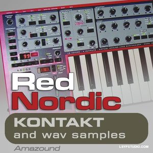 经典硬件合成器 Amazound Red Nordic KONTAKT-FANTASTiC-乐声音频-资源网
