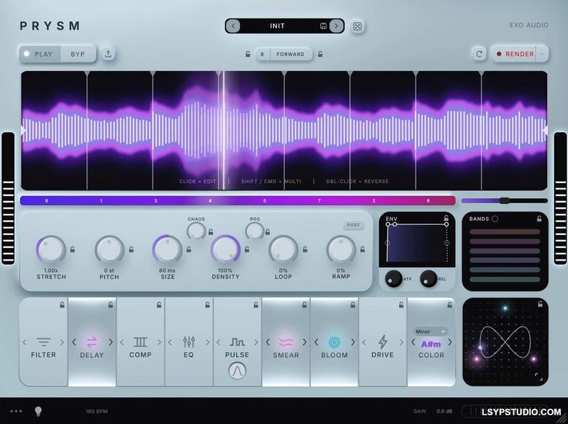 颗粒重采样音频插件Exo Audio PRYSM v1.0.2 [WiN]-乐声音频-资源网
