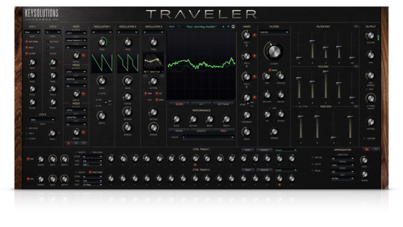 电影级混合合成器KeySolutions Sounds Traveler v1.0.9 [WiN]-乐声音频-资源网