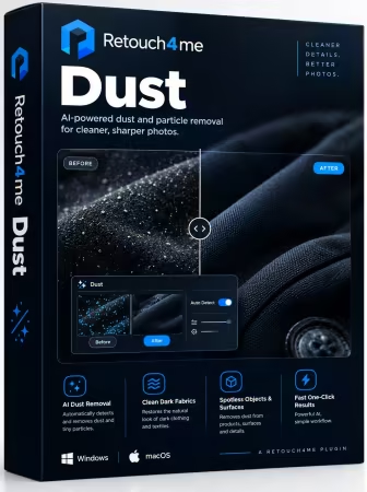 人工智能驱动的自动修图与去尘插件Retouch4me Dust 1.200 x64-乐声音频-资源网
