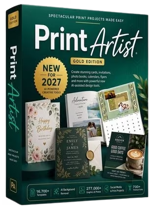 经典图形设计与打印制作软件Print Artist Gold Edition 27.0.0.7-乐声音频-资源网