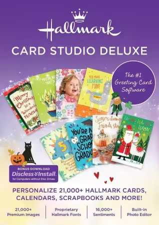 经典贺卡与创意设计软件Hallmark Card Studio Deluxe 26.0.0.4-乐声音频-资源网