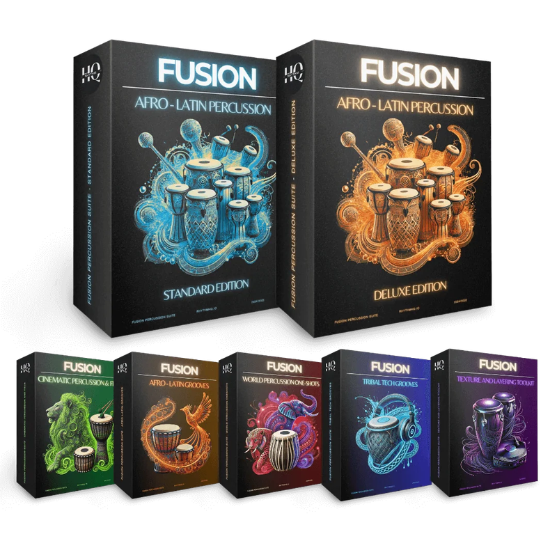 Rhythm HQ Fusion Afro Latin Percussion Suite Deluxe Edition WAV MiDi-FANTASTiC-乐声音频-资源网