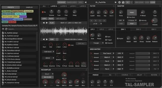 Togu Audio Line TAL-Sampler 4.9.5-乐声音频-资源网