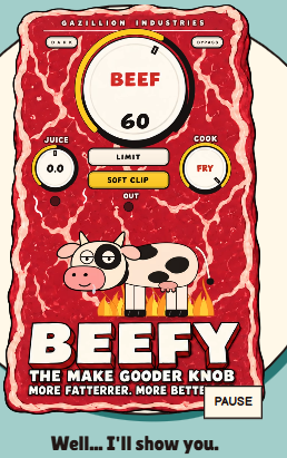 饱和度和响度效果器Gazillion Industries BEEFY v1.2.0 [WiN]-乐声音频-资源网