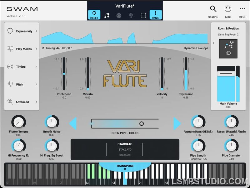 从竖笛到排箫Audio Modeling SWAM VariFlute v1.2.3 [WiN, MacOSX]-乐声音频-资源网